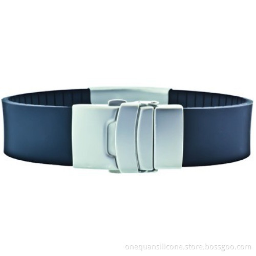 factory wholesale fashion silicone bracelets qr code